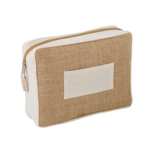 Kosmetiktasche aus Jute mit individueller Veredelung